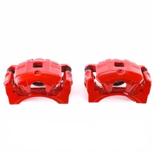 Front RED CALIPER PAIR W/BRKT for Mitsubishi image 2