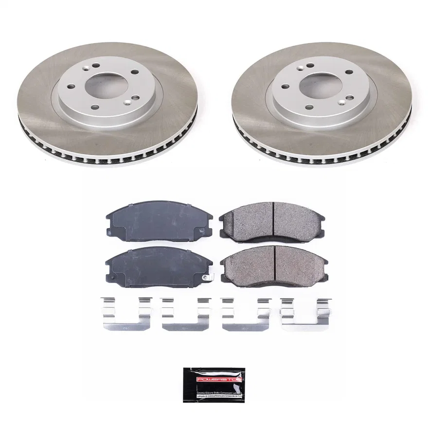 Front SEMI-COATED ROTOR KIT for Hyundai Santa Fe