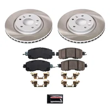 Front SEMI-COATED ROTOR KIT for Nissan LEAF image 1