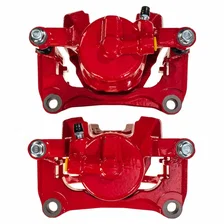 Front RED CALIPER PAIR W/BRKT image 3