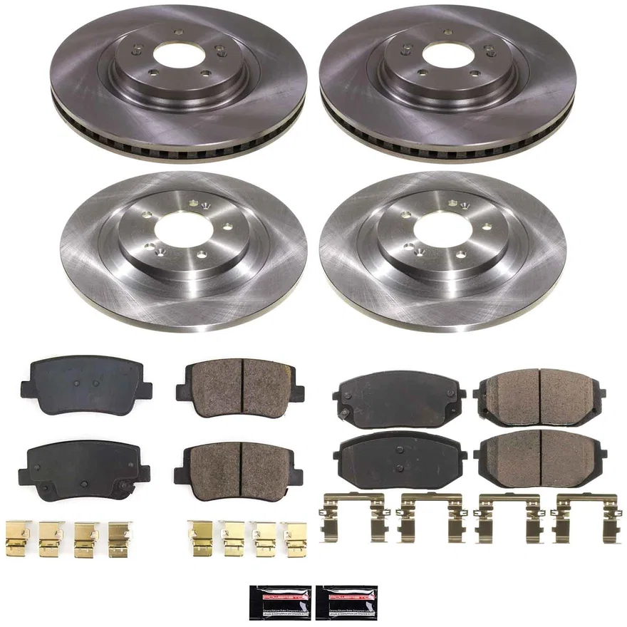 Front and Rear AUTOSPECIALTY BRAKE KIT for Hyundai Sonata