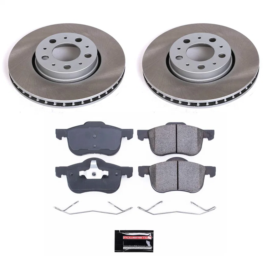 Front SEMI-COATED ROTOR KIT for Volvo