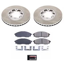 Front SEMI-COATED ROTOR KIT for Nissan Frontier image 1