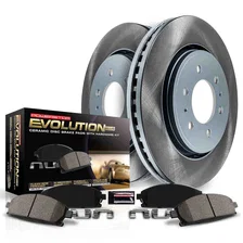 Front SEMI-COATED ROTOR KIT for Jeep Cherokee image 2