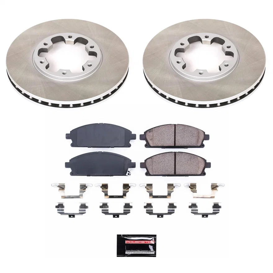 Front SEMI-COATED ROTOR KIT for Nissan Pathfinder