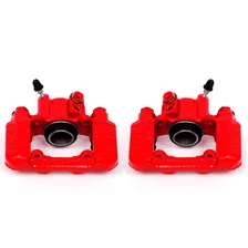 Rear RED CALIPER PAIR W/O BRKT image 2