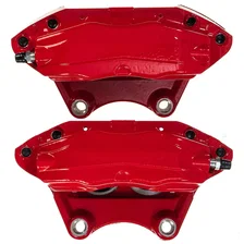 Front RED CALIPER PAIR W/O BRKT image 2