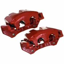 Front RED CALIPER PAIR W/BRKT image 5