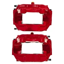Front RED CALIPER PAIR W/O BRKT image 5
