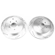 Rear DRILLEDSLOTTED ROTOR PAIR for Suzuki Grand Vitara image 2