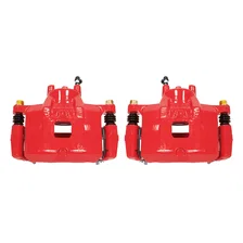 Front RED CALIPER PAIR W/BRKT for Dodge Caliber image 2