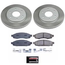 Front SEMI-COATED ROTOR KIT image 1