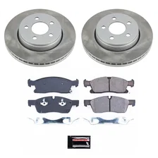 Front SEMI-COATED ROTOR KIT image 1