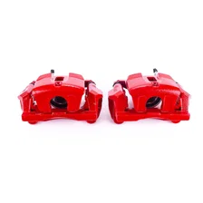 Front RED CALIPER PAIR W/BRKT image 2