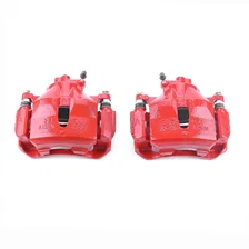 Front RED CALIPER PAIR W/BRKT for Toyota Camry image 2