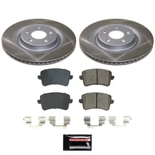Rear SEMI-COATED ROTOR KIT for Audi image 1