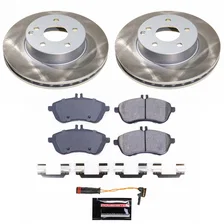 Front SEMI-COATED ROTOR KIT for Mercedes-Benz SLK250 image 1