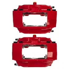 Front RED CALIPER PAIR W/O BRKT image 4