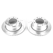 Rear DRILLEDSLOTTED ROTOR PAIR for Ram 3500 image 2