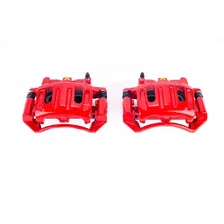 Front RED CALIPER PAIR W/BRKT for Dodge Dakota image 2