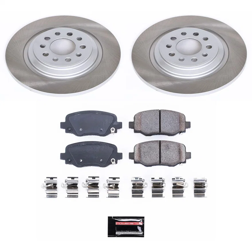 Rear SEMI-COATED ROTOR KIT for Jeep Cherokee