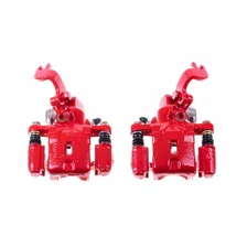 Rear RED CALIPER PAIR W/BRKT for Hyundai image 2