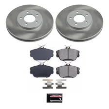 Front SEMI-COATED ROTOR KIT image 1
