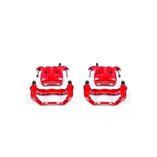 Front RED CALIPER PAIR W/BRKT for INFINITI image 2