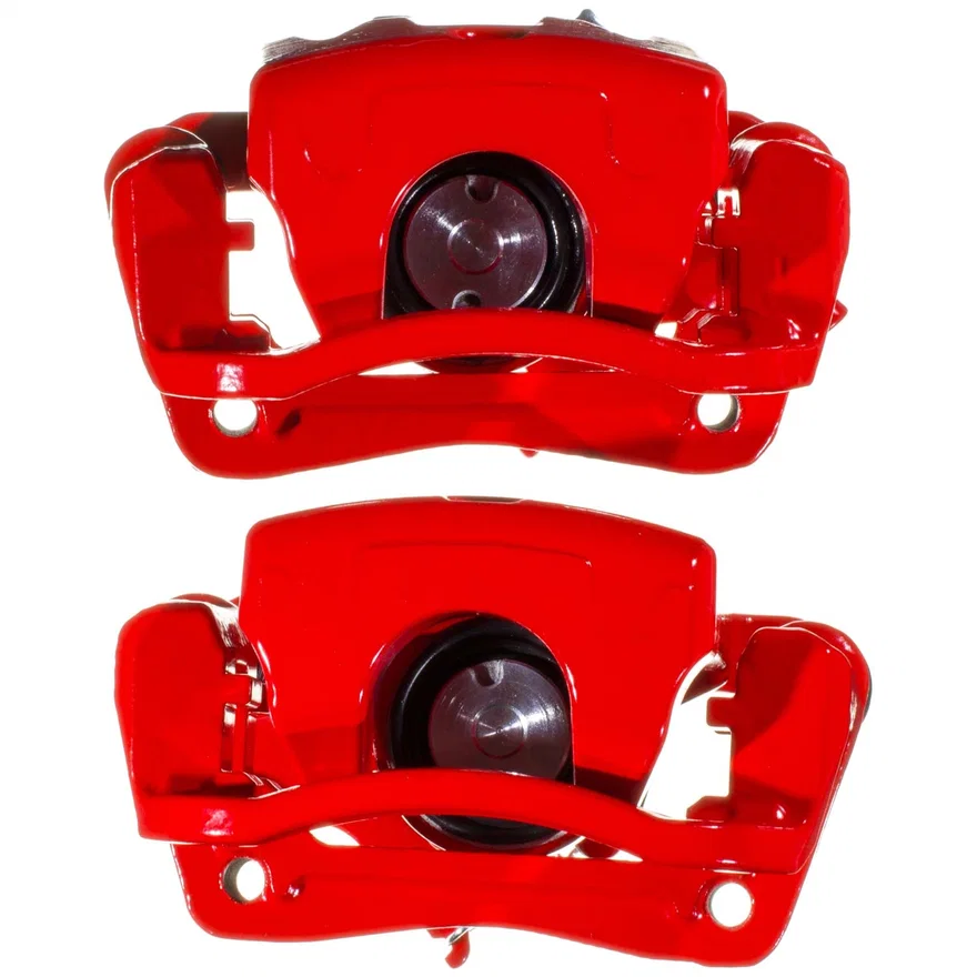 Rear RED CALIPER PAIR W/BRKT for Kia Soul