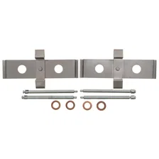 Front RED CALIPER PAIR W/O BRKT for Ford Mustang image 7