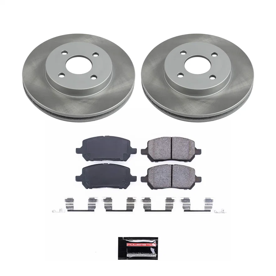 Front SEMI-COATED ROTOR KIT