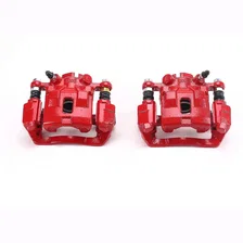 Rear RED CALIPER PAIR W/BRKT for Subaru image 2