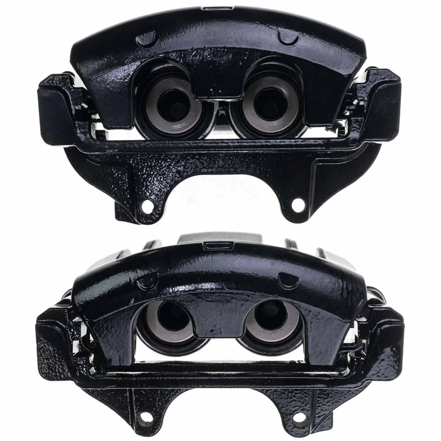 Front BLK CALIPER PAIR W/BRKT