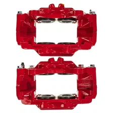 Front RED CALIPER PAIR W/O BRKT image 5