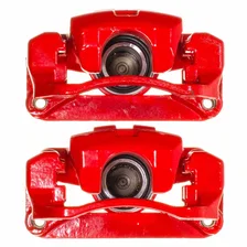Rear RED CALIPER PAIR for Subaru image 2