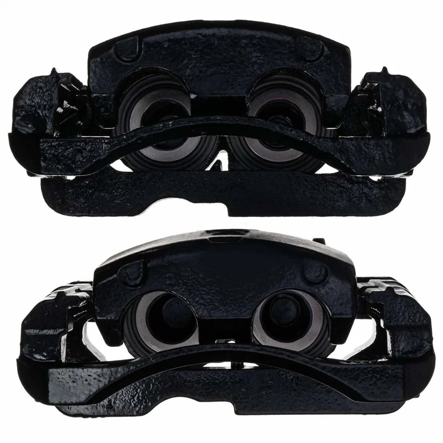 Front BLK CALIPER PAIR W/BRKT