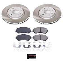 Front SEMI-COATED ROTOR KIT for Nissan Rogue image 1