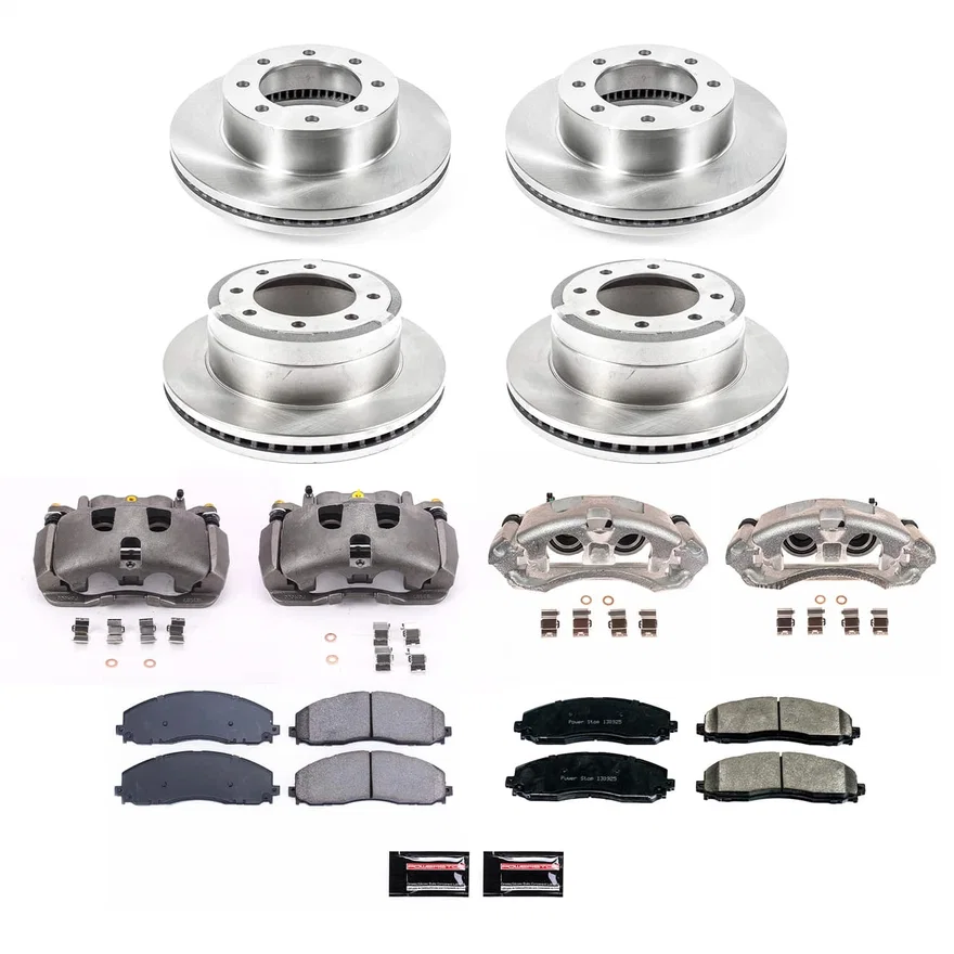 PowerStop KCOE7510, Front and Rear AUTOSPECIALTY KIT W/CALS for Hyundai Sonata