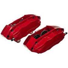 Front RED CALIPER PAIR W/O BRKT image 6