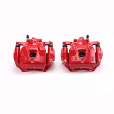 Front RED CALIPER PAIR W/BRKT image 2