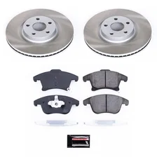 Front SEMI-COATED ROTOR KIT for Lincoln MKZ image 1