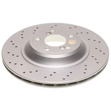 Rear Left EVOLUTION COATED ROTOR for BMW image 1