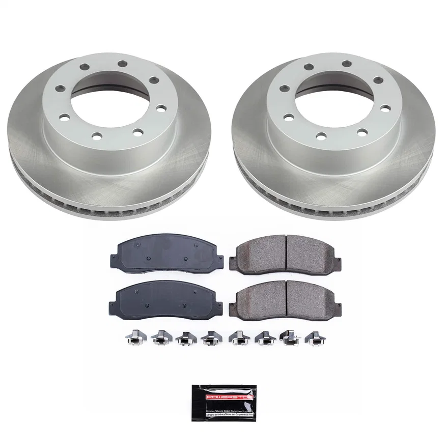 Front SEMI-COATED ROTOR KIT for Ford