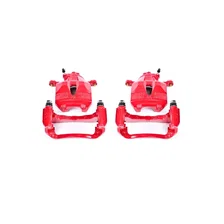 Front RED CALIPER PAIR W/BRKT for Toyota image 2