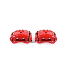 Front RED CALIPER PAIR W/BRKT image 2
