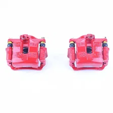 Front RED CALIPER PAIR W/BRKT for Mazda Miata image 2