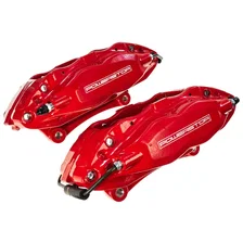 Front RED CALIPER PAIR W/O BRKT for Ford Mustang image 6