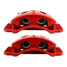Front RED CALIPER PAIR W/BRKT image 2
