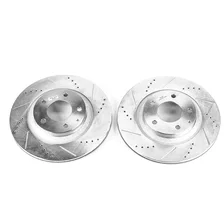 Rear DRILLEDSLOTTED ROTOR PAIR for Mazda RX-8 image 2