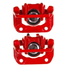 Rear RED CALIPER PAIR W/BRKT for Honda CR-V image 2